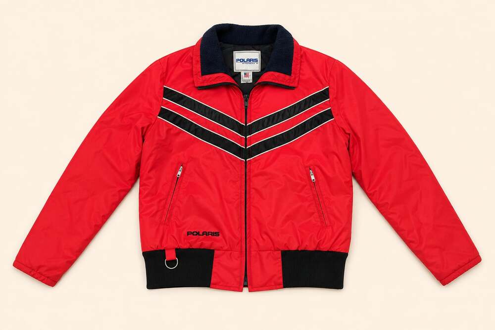 Vintage Polaris USA Union Made Racing Snowmobile Jacket Women’s L